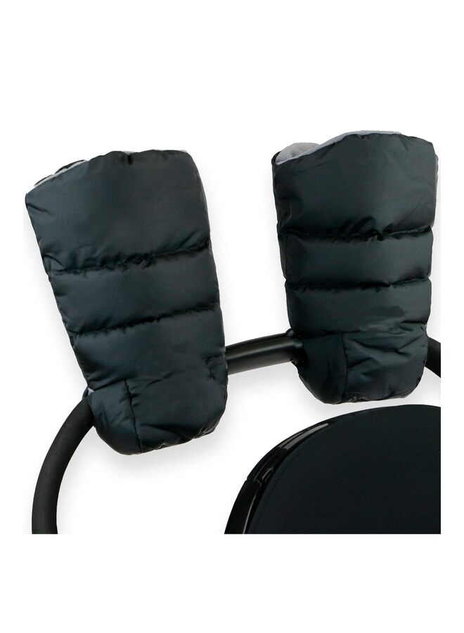 LAMAY Enfant Stroller Warmmuffs Gloves - Stroller Mittens for Handlebars, Water Repellent Hand Warmer Muff for Cold Weather, Plush Lined Stroller Warmmuffs - Image 1